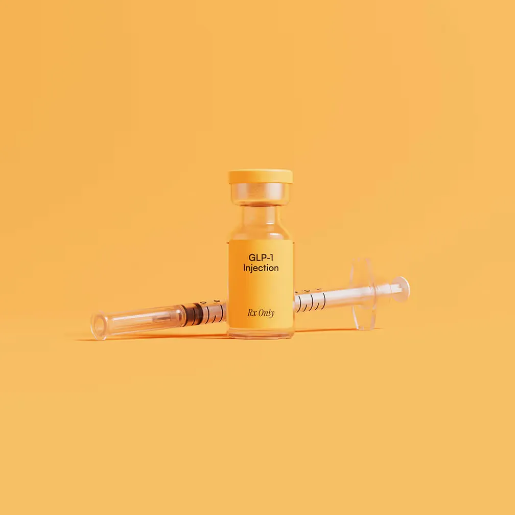 Compounded GLP-1 injection vial